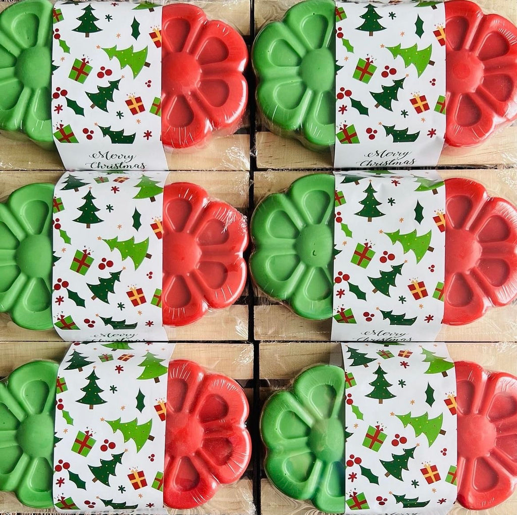 Floral Mint Soap Bars Gift Set