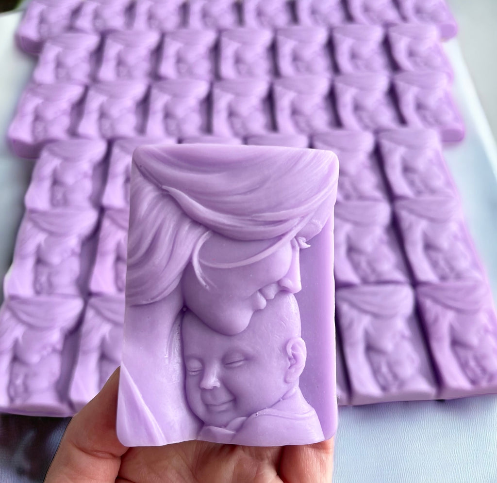 Mother and Baby Bar Soap Favors
