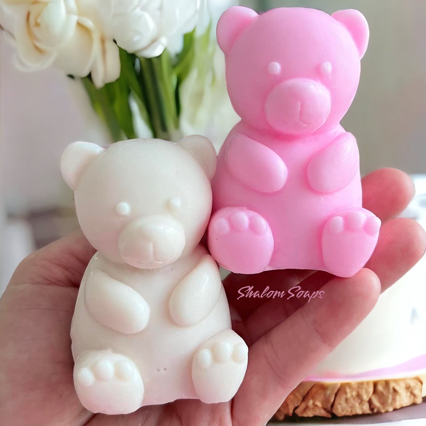 3D Teddy Bear Soap
