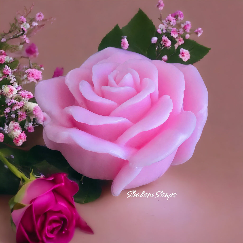 Large Rose Flower Soap Favors