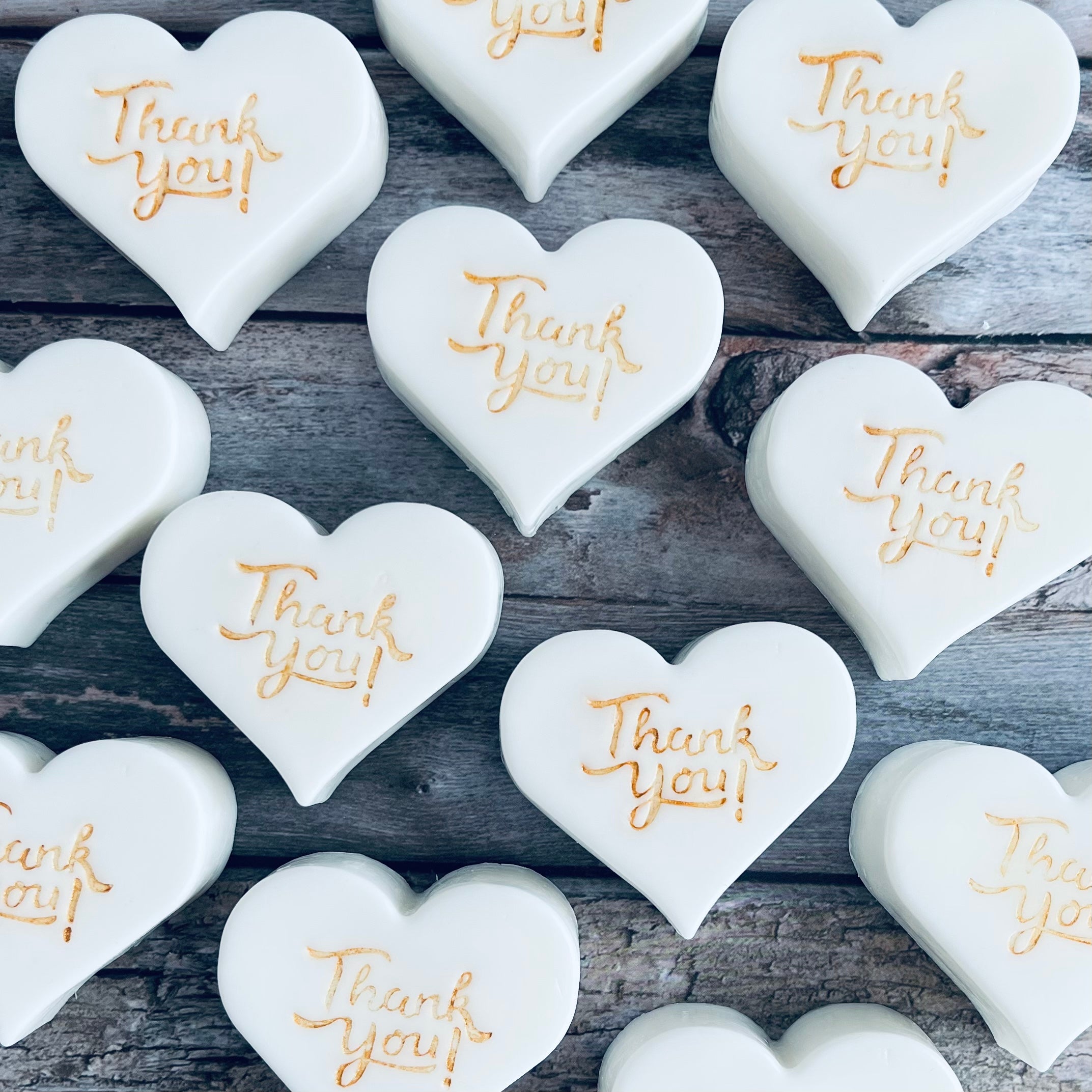 “Thank you” Heart Soap