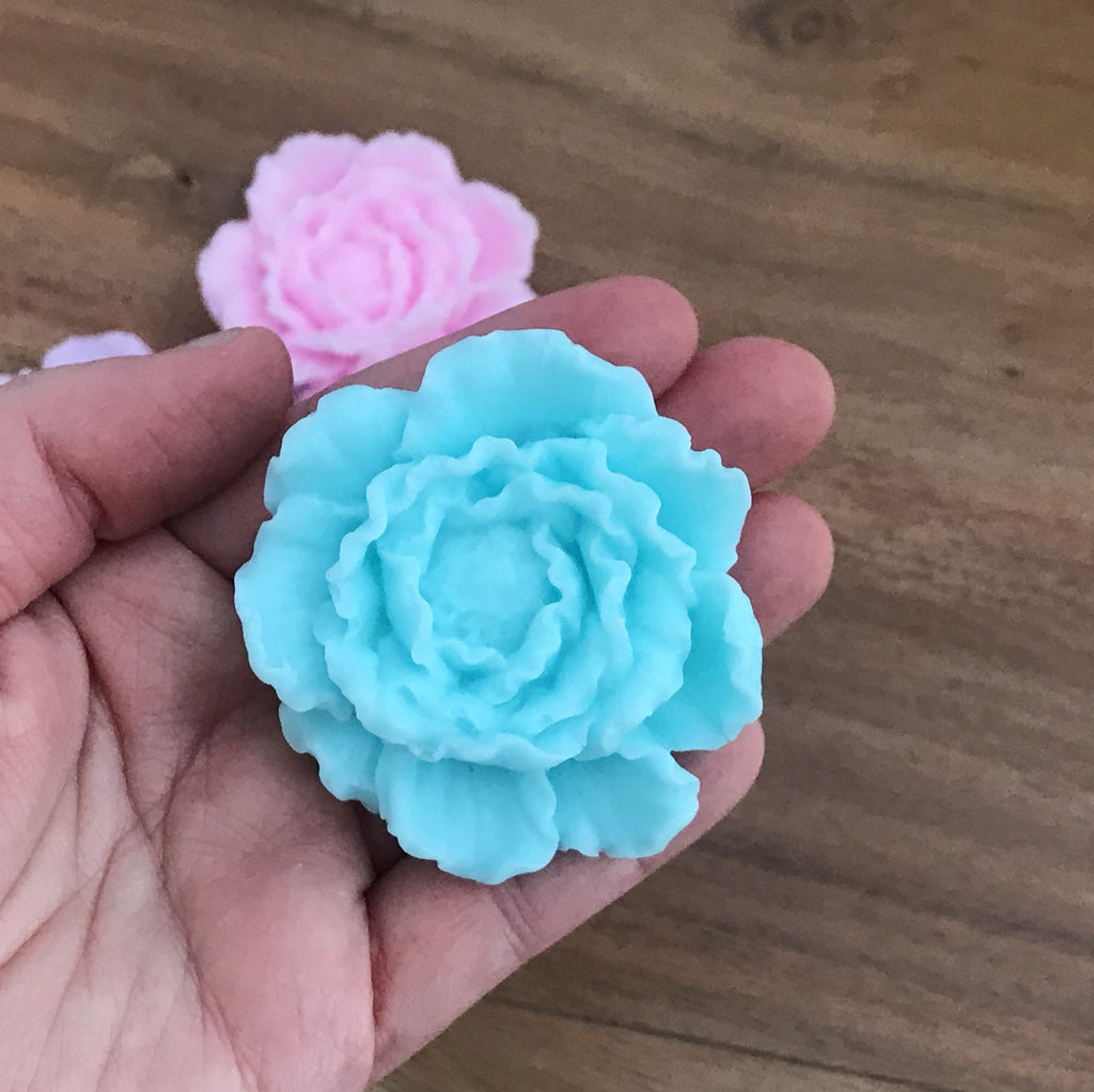 Mini Peony Flower Soap Favors
