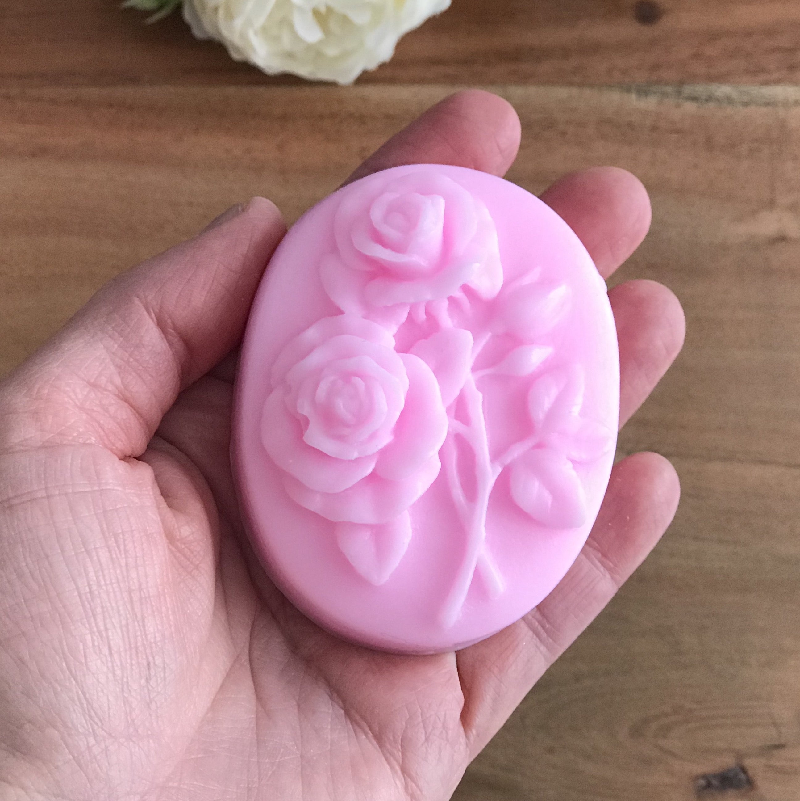 Oval Roses  Soap
