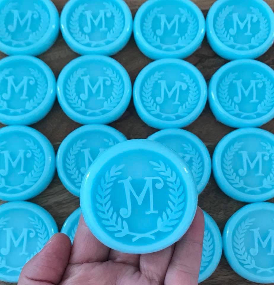 Round Letter Soap