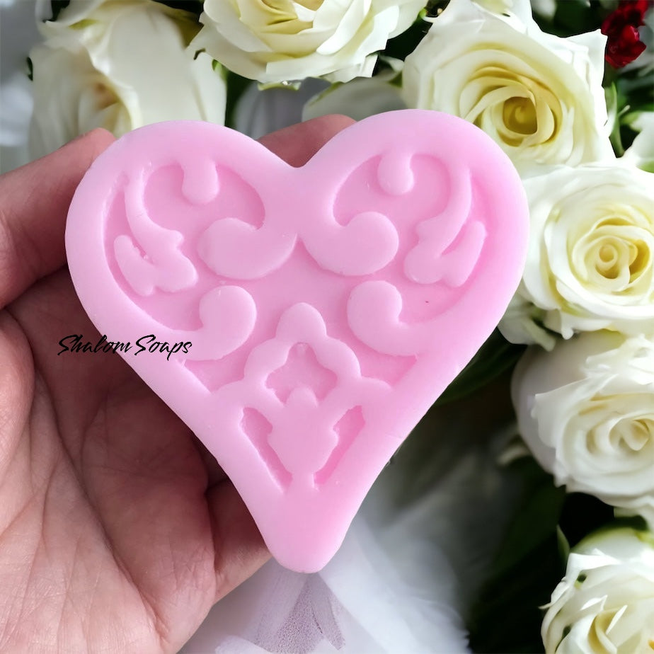 Arabesque Heart Bar Soap