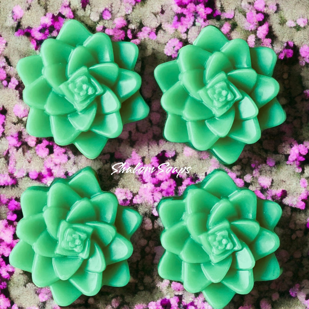 Succulent Flower Soap Favors