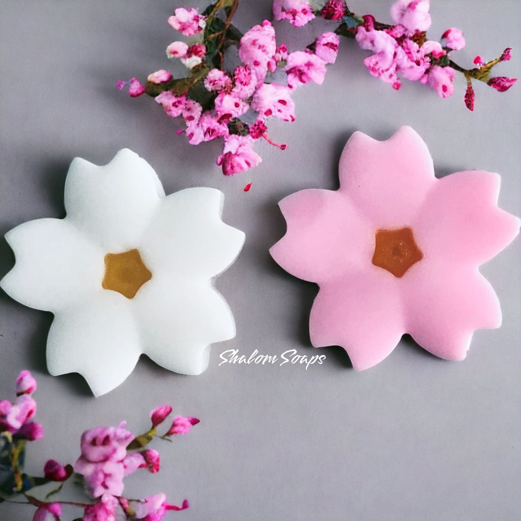 Cherry Blossom Flower Soap Favors