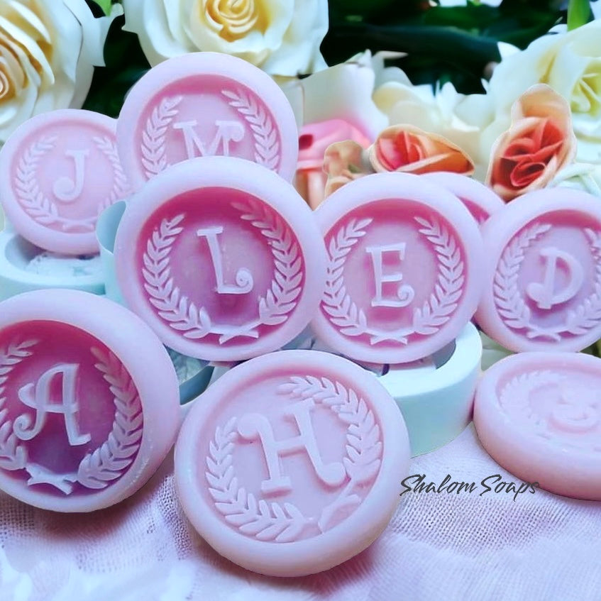 Round Letter Soap